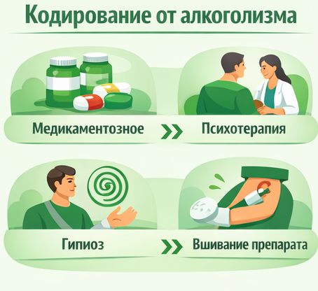кодирование от алкоголизма в Камешково Санати